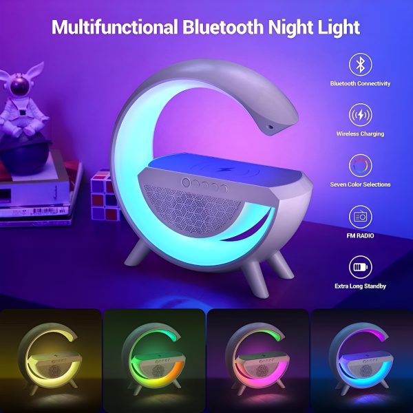 G Shaped Rgb Light Table Lamp With Wireless