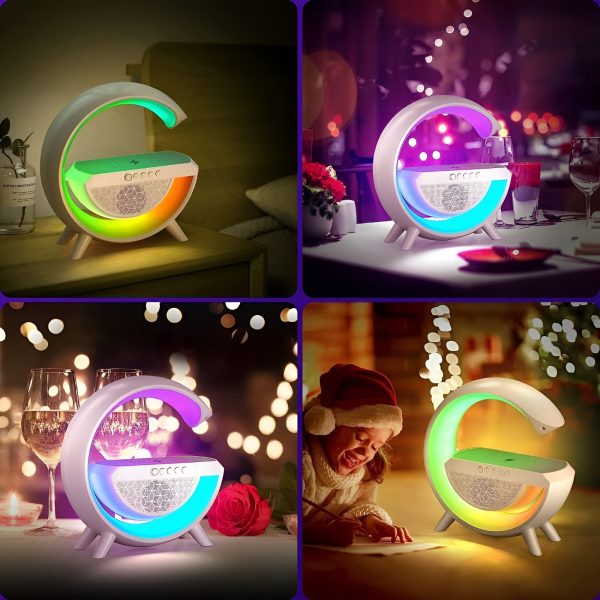 G Shaped Rgb Light Table Lamp With Wireless