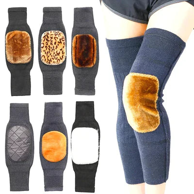 (pair)unisex Women Men’s Cashmere Wool Knee Brace Pads