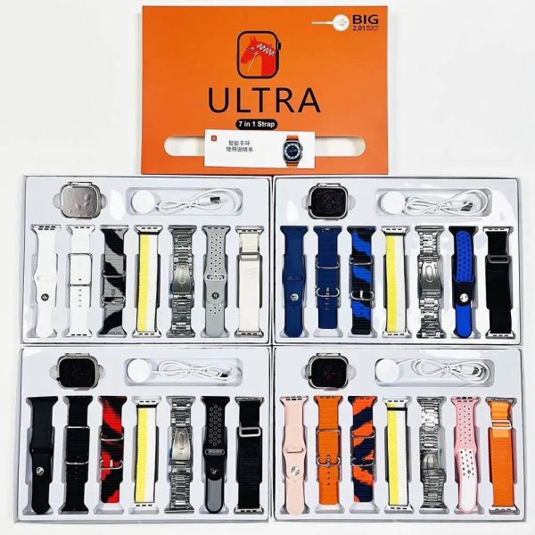 Ultra 7 In 1 Straps Smart Watch